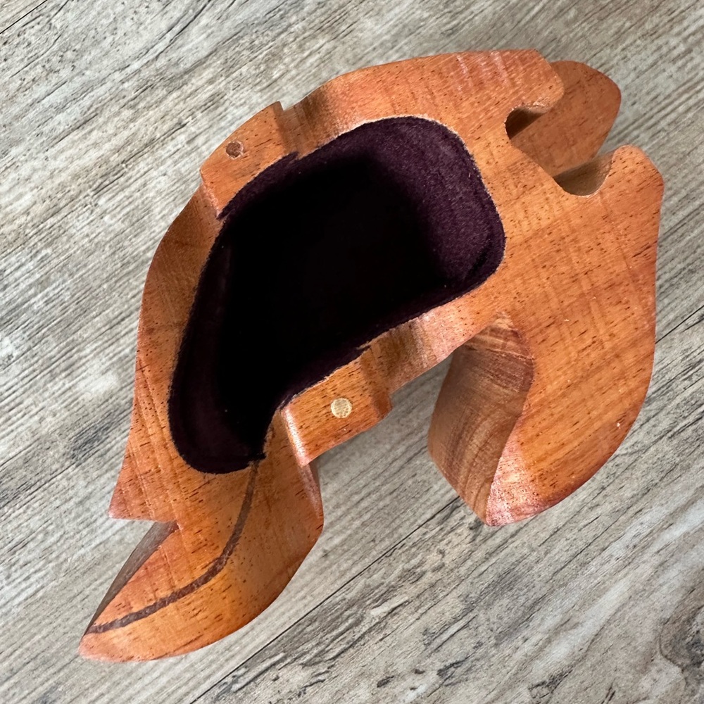 Wooden Turtle Puzzle Box - Picture 2 of 7